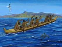 Hawaiian Six Man Canoe